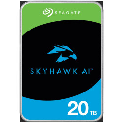 Seagate SkyHawk AI - HDD 20000 GB Interní 3.5 " - SATA III/600 - Neuvedeno ot min. - vyrovnávací paměť: 256 MB (ST20000VE002)