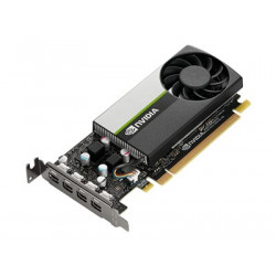 NVIDIA T1000 - Grafická karta - T1000 - 4 GB GDDR6 - PCIe 3.0 x16 nízký profil - 4 x Mini DisplayPort