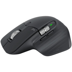 Logitech MX Master 3S myš, Bezdrátová USB + Bluetooth, Laserová, 8000 dpi, Černá ( 910-006559 )