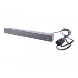 APC Basic Rack-Mount PDU - Pásek na rozvod silnoproudu (k montáži na regál) - AC 208 230 V - vstup: IEC 60320 C20 - výstupní konektory: 12 (IEC 60320 C13) - 1U - 19" - 2.5 m kabel - černá - pro P N: SMTL1000RMI2UC, SMX1000C, SMX1500RM2UC, SMX1500RM2UCNC, SMX750C, SMX750CNC