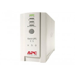 APC Back-UPS CS 650 - UPS - AC 230 V - 400 Watt - 650 VA - RS-232, USB - výstupní konektory: 4 - béžová