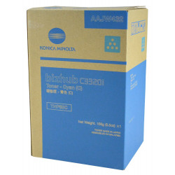 Konica Minolta originální toner AAJW452, cyan, 9000str., TNP-80C, Konica Minolta Bizhub C3320i