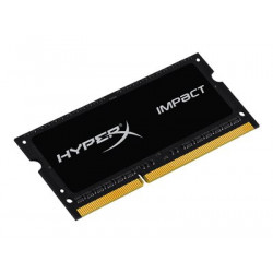 HyperX Impact Black Series - DDR3L - modul - 4 GB - SO-DIMM 204-pin - 1866 MHz PC3L-14900 - CL11 - 1.35 1.5 V - bez vyrovnávací paměti - bez ECC