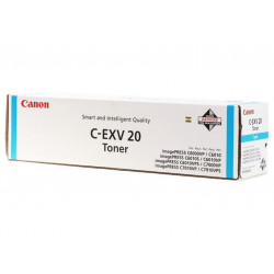 Canon originální TONER CEXV20 CYAN IP C7000VP C7010VP C6000VP C6010VP 35 000 stran A4 (5%)