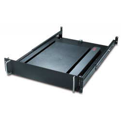 19" rotating keyboard drawer black