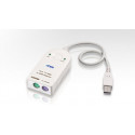 ATEN UC-100KMA Konvertor USB - 2xPS 2 (myš a klávesnice)