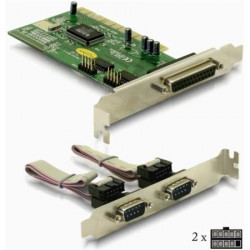 Delock adaptér PCI 2x sériový port + 1x paralelní