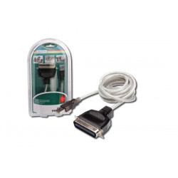 Digitus Kabel tiskárny USB na Centronics USB na IEEE 1284, CENT36 M, délka 1,8 M