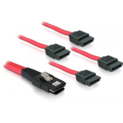 Delock kabel SAS mini 36-pin 4x SATA 50 cm