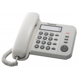 Panasonic KX-TS520FXW - jednolinkový telefon, bílý