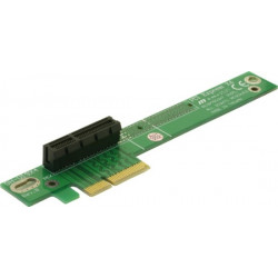 PCI Express RiserCard x4 na 1x PCIe x4 pravoúhlá