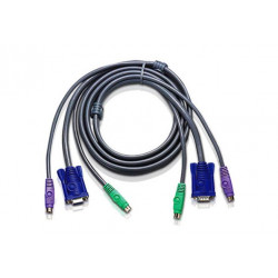 ATEN sdružený kabel pro KVM PS 2 1.8m SLIM pro CS142,CS124,
