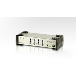 ATEN KVM switch CS-1734BC,USB Hub, OSD, 4PC audio+USB-PS 2