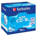 VERBATIM CD-R AZO 700MB, 52x, jewel case 10 ks