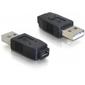 Delock redukce micro USB A+B samice na USB A samec