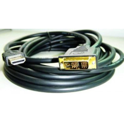 Kabel GEMBIRD HDMI-DVI 1,8m, 1.3, M M stíněný, zlacené kontakty