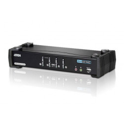ATEN 4-portový přepínač KVM ™ DVI Dual Link se zvukem CS1784A