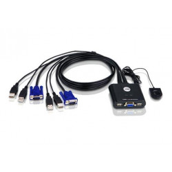 ATEN KVM přepínač CS-22U USB 2PC mini