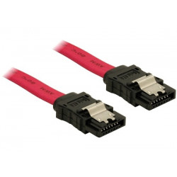 Kabel HDD SATA 70 cm přímý, červený