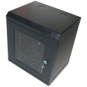 10\' OCRACK OCC-10-6U-SBK rozvaděč nástěnný 6U 280mm skleněné dveře Černý