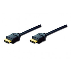Digitus Připojovací kabel HDMI High Speed, typ A M M, 2,0 m, Ultra HD 60p, zlatý, bl