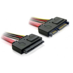 DeLock Kabel SATA 22pin  22pin samec samice prodloužení 50cm