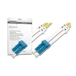 DIGITUS Fiber Optic Patch Cord, LC to LC, Singlemode, OS1, 09 125 µ, Duplex Length 5m