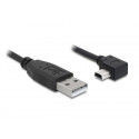 Delock kabel USB 2.0 A-samec  USB mini-B 5-pin samec pravoůhlý, 3 metry