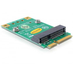 Delock Converter Mini PCI Express half-size  full-size