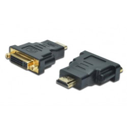 Digitus adaptér HDMI A samec DVI(24+5) samice, černo šedý
