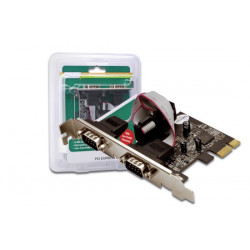 Digitus Adaptér PCI Express x1 2xseriový port, +low profile čipová sada: ASIX99100