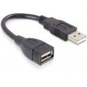 Delock USB 2.0 kabel, prodlužující A-A samec samice 13 cm