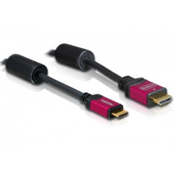 Delock HDMI kabel A C samec samec, délka 3 metry