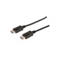 Digitus Připojovací kabel DisplayPort 1.2, DP M M, 2,0 m, se západkou, Ultra HD 4K, bl