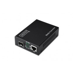 Digitus Media Converter 10 100 1000Base-T to SFP slot + zdroj 80km - bez SFP modulu