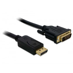 Delock kabel DisplayPort (samec) na DVI 24+1 (samec), 1m