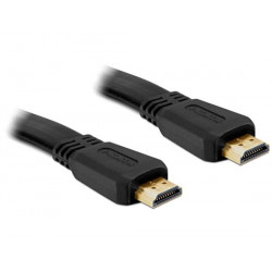 Delock HDMI 1.4 kabel A A samec samec, plochý, délka 1 metr