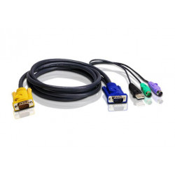 ATEN integrovaný kabel pro KVM USB PS2 3in1 SPHD 3m
