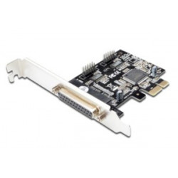 Digitus Adaptér PCI Express x1 2xseriový +1xparalelní port, +low profile