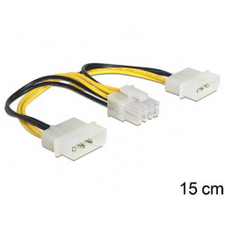 Delock napájecí kabel 8 Pin EPS  2 x 4 Pin molex