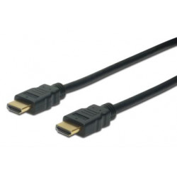 Digitus Připojovací kabel HDMI High Speed, typ A M M, 10,0 m, Full HD 60p, zlatý, bl