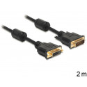 Delock prodlužovací kabel DVI-D 24+1 samec  samice 2 m