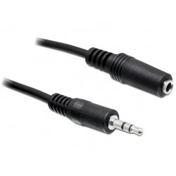 Delock Audio kabel 3,5 mm stereo jack samec samice, 5 m