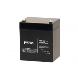 akumulátor FUKAWA FW 5-12 U (12V; 5Ah; faston F2-6,3mm; životnost 5let)