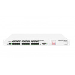 MikroTik Cloud Core Router CCR1016-12S-1S+, 2GB RAM, 12x SFP cages,1x SFP+, Level6, RM1U, LCD, Dual PSU