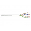 ASSNET100 CAT 5e U UTP instalační kabel, drát, délka 305M, Papírový Box, AWG 24 1, PVC barva šedá