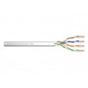 ASSNET250 CAT 6 U-UTP instalační kabel, drát, délka 305 m, Papírový box, AWG 23 1, PVC barva šedá