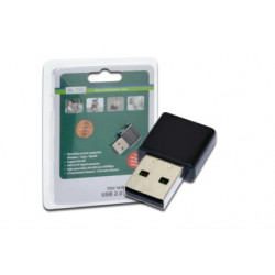DIGITUS Bezdrátový Mini 3000N USB 2.0 adaptér s WPS, 300Mbps, Realtek 8192 2T 2R , Blister