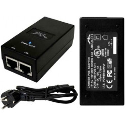 Ubiquiti POE-24, PoE adapter 24V 0,5A (12W), včetně napájecího kabelu