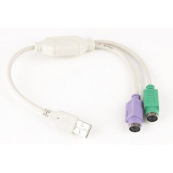 Kabel GEMBIRD adapter USB-2xPS 2 30cm
